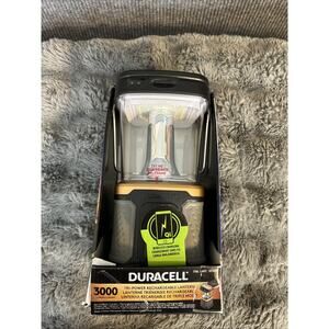 Duracell 3000 Lumen Rechargeable Lantern – Solar, USB, Qi, D Battery Ready